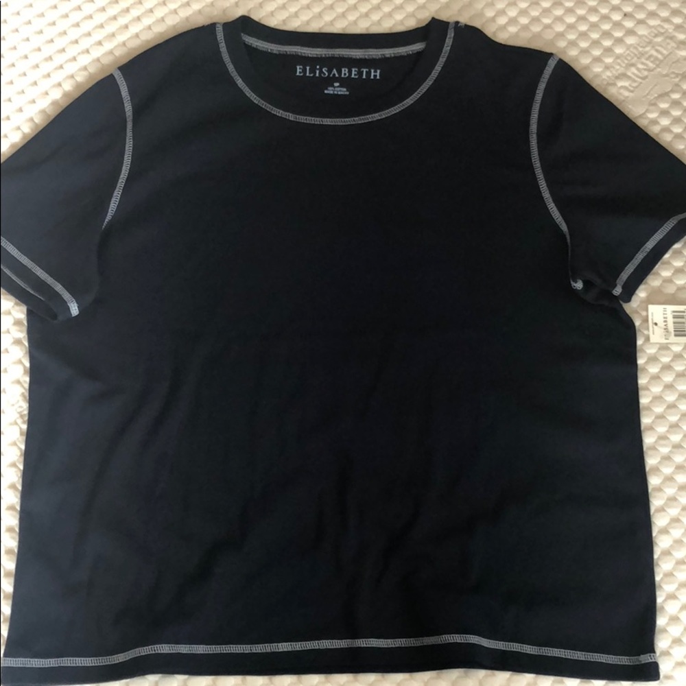 Women’s Navy T-shirt 100% cotton